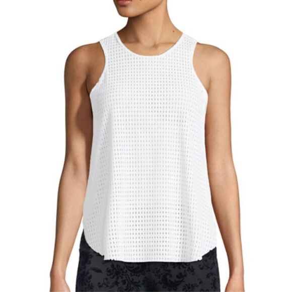 Onzie Molly Jersey Mesh Tank with Flyaway Sides Periwinkle Women’s One Size Fits - Picture 11 of 11